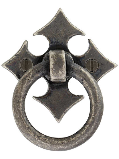 Gothic Bronze Ring Pull in White Medium Bronze.